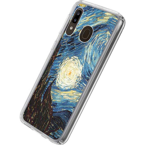 Vincent Van Gogh The Starry Night Galaxy A20 Clear Case